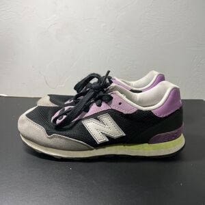 New Balance 515 Black Purple Running Sneakers Kids Size 2